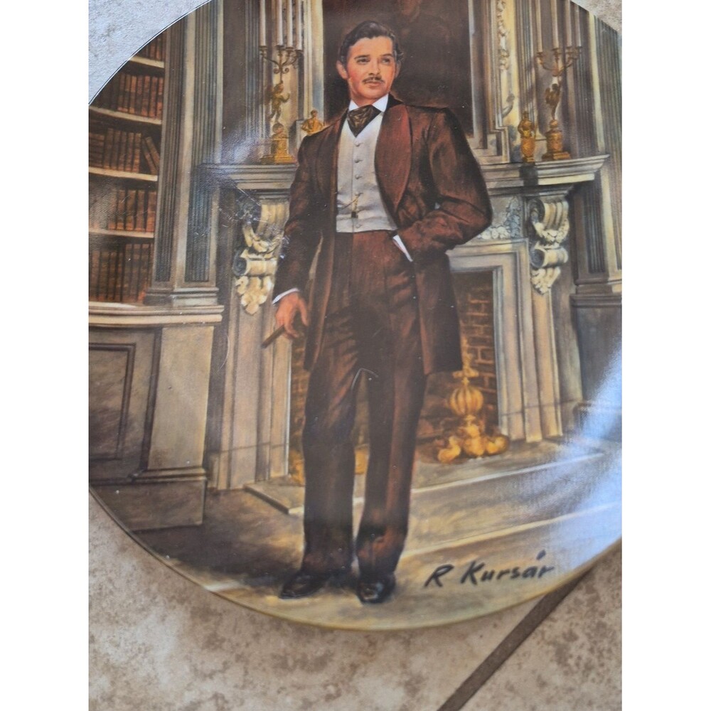 Knowles "Rhett" Gone with the Wind Vintage Plate - Picture 16 of 16
